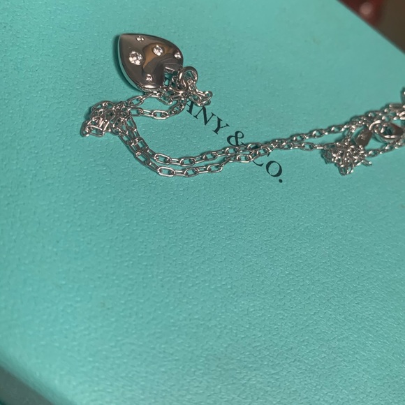 Tiffany and Co 18k white gold etoile necklace diamonds RARE - Picture 4 of 7